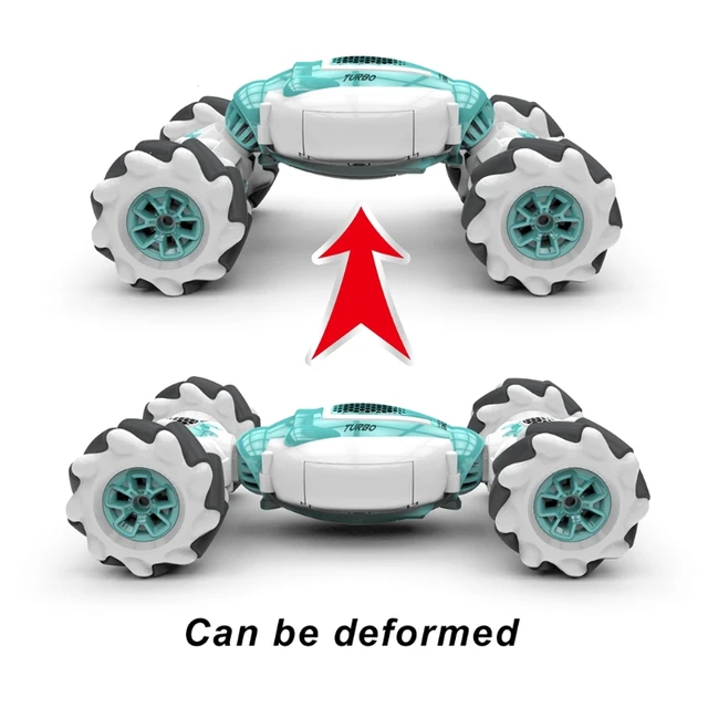 Easily Control 45 Degree Climbing RC Stunt Car Twisting Off-Road Vehicle 1 Hour Charging 4WD Gesture Sensing RC Car D5QA