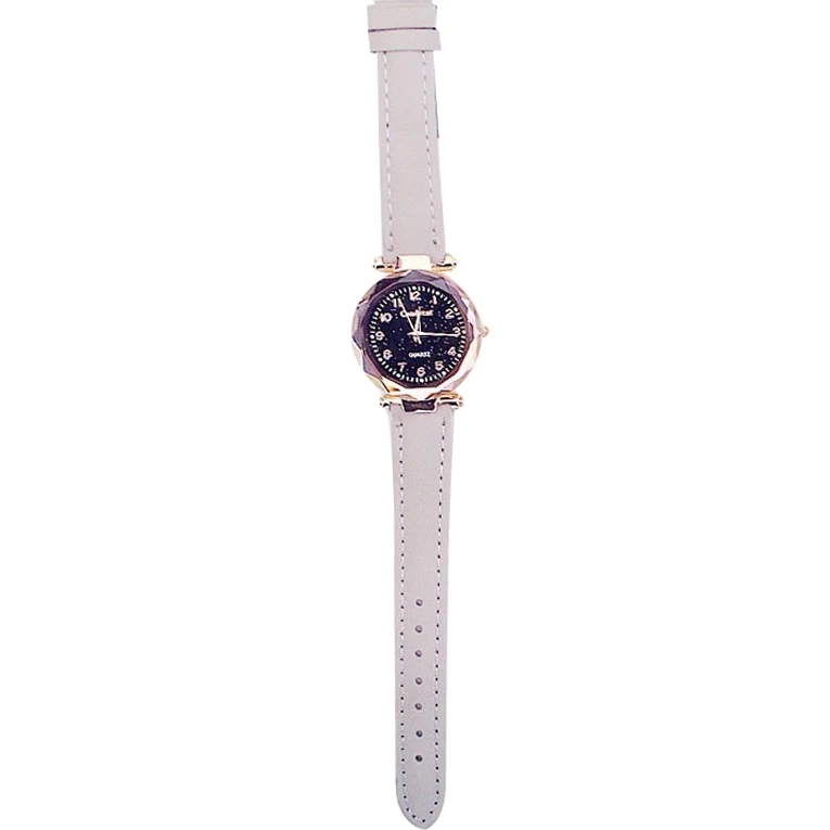 only watch grey Модные женские часы Звездное небо женские часы-браслет повседневные кожаные кварцевые наручные часы Relogio Feminino - Цвет: only watch grey