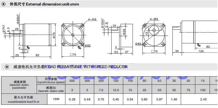 25W редукторный двигатель, 220V скорость регулирования двигателя 80YYJ-25
