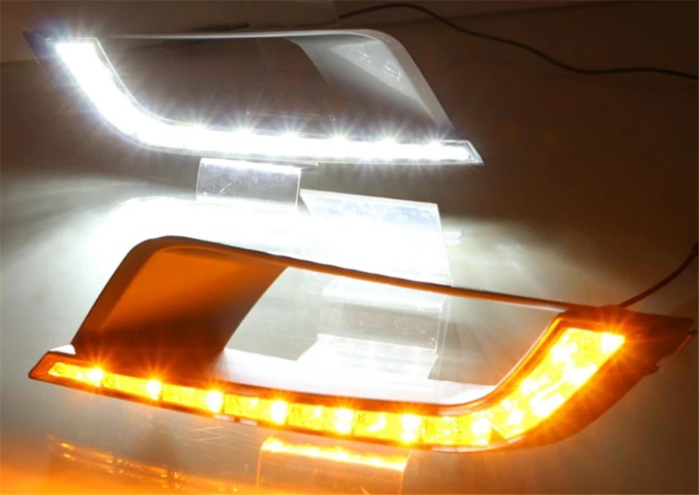 Автомобильный мигающий 2 шт. для Ford Ranger 2015 2016 2017 2018 светодиодный дневный ходовой