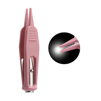 

1pc Ear Pick Baby Nasal Clip Glowing Baby Booger Cleaner Daily Care Clip Infants Clean Ear Nose Navel Visible Safety Tweezer