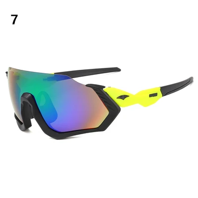 7 UV400, велосипедные солнцезащитные очки, спортивные, для велосипеда, MTB, для горного велосипеда, поляризационные, мужские, женские, для велоспорта, очки для езды на мотоцикле - Цвет: 7