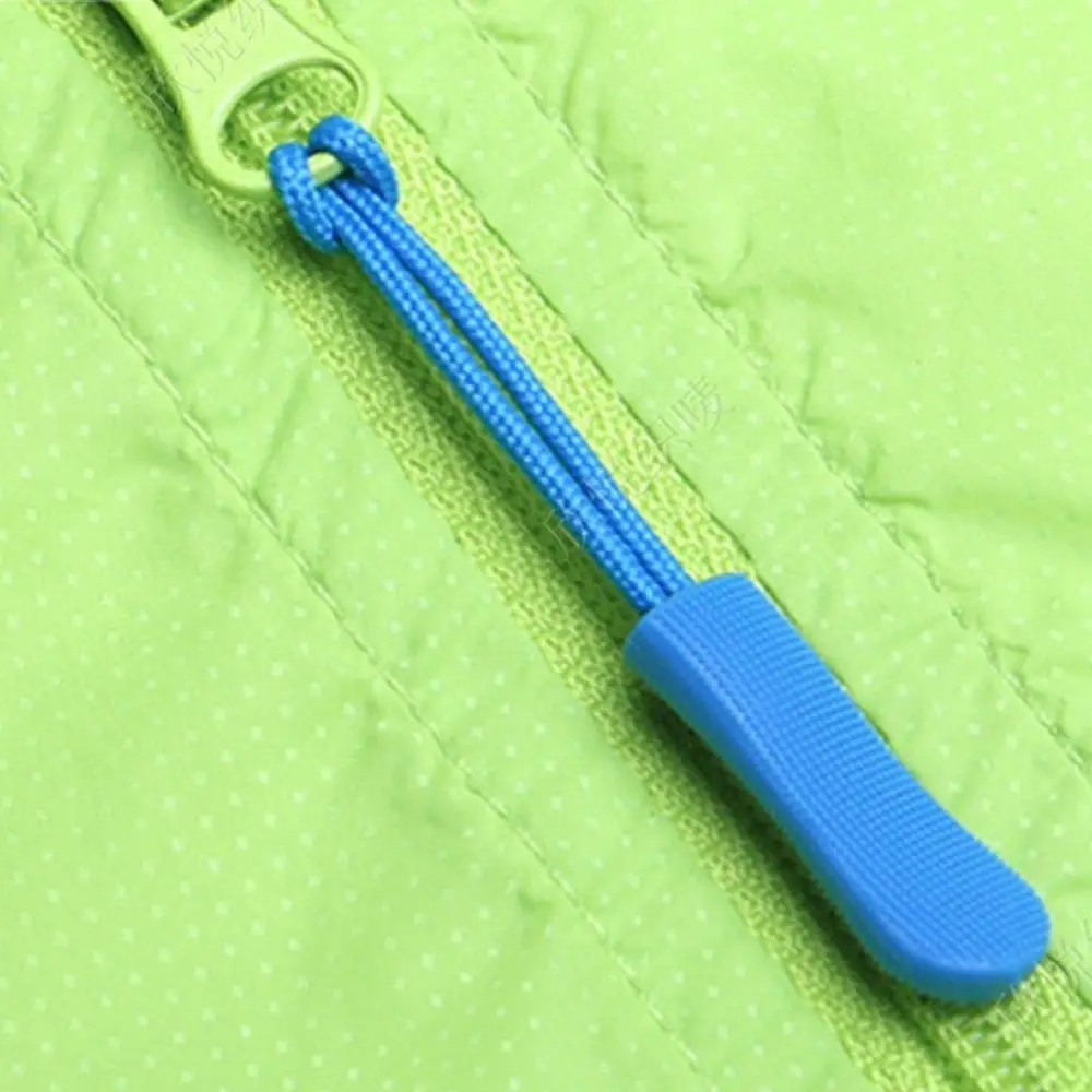 Zipper Puller End Fit Rope Tag Fixer Zip Cord Tab Replacement Clip Buckle Travel Bag Suitcase Tent Backpack Zipper Pull 10pcs
