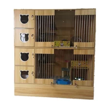 Wooden Pet Cat Display Animal Cages Carriers and Houses  For Shelter