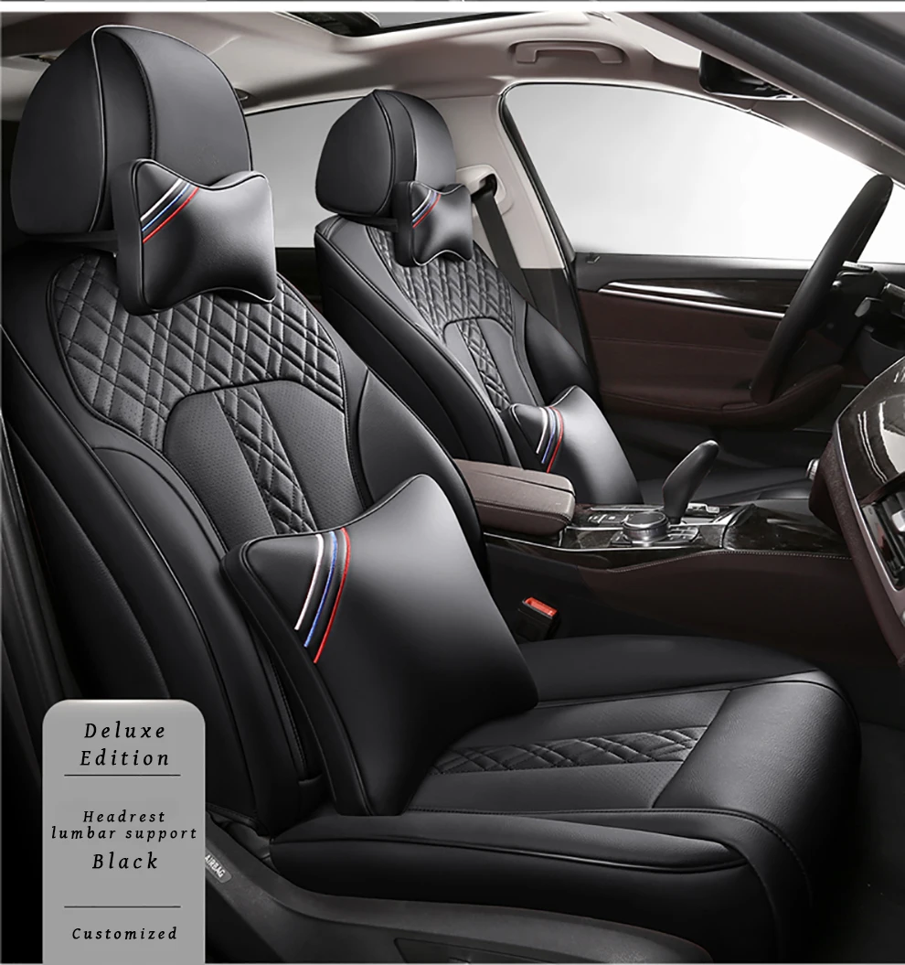 black car seat cover For audi a3 8p a5 sportback a6 4f c5 c7 c6 avant a4 b6 b7 b8 avant a3