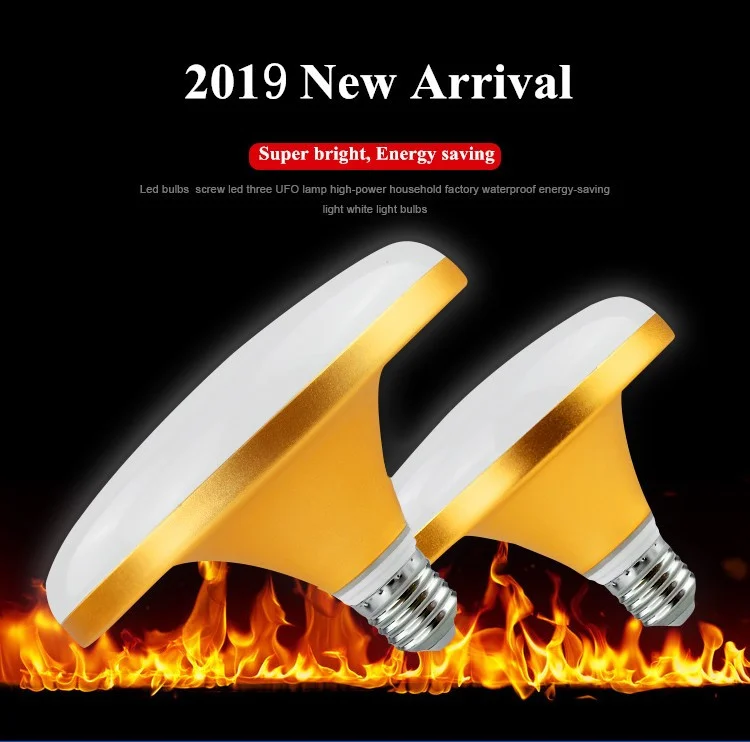 5730 SMD E27 LED Lamp Bulb 220V 12W 15W 24W 36W 50W 60W Energy Saving UFO Bright Bombillas 240V For Home Lighting High Power