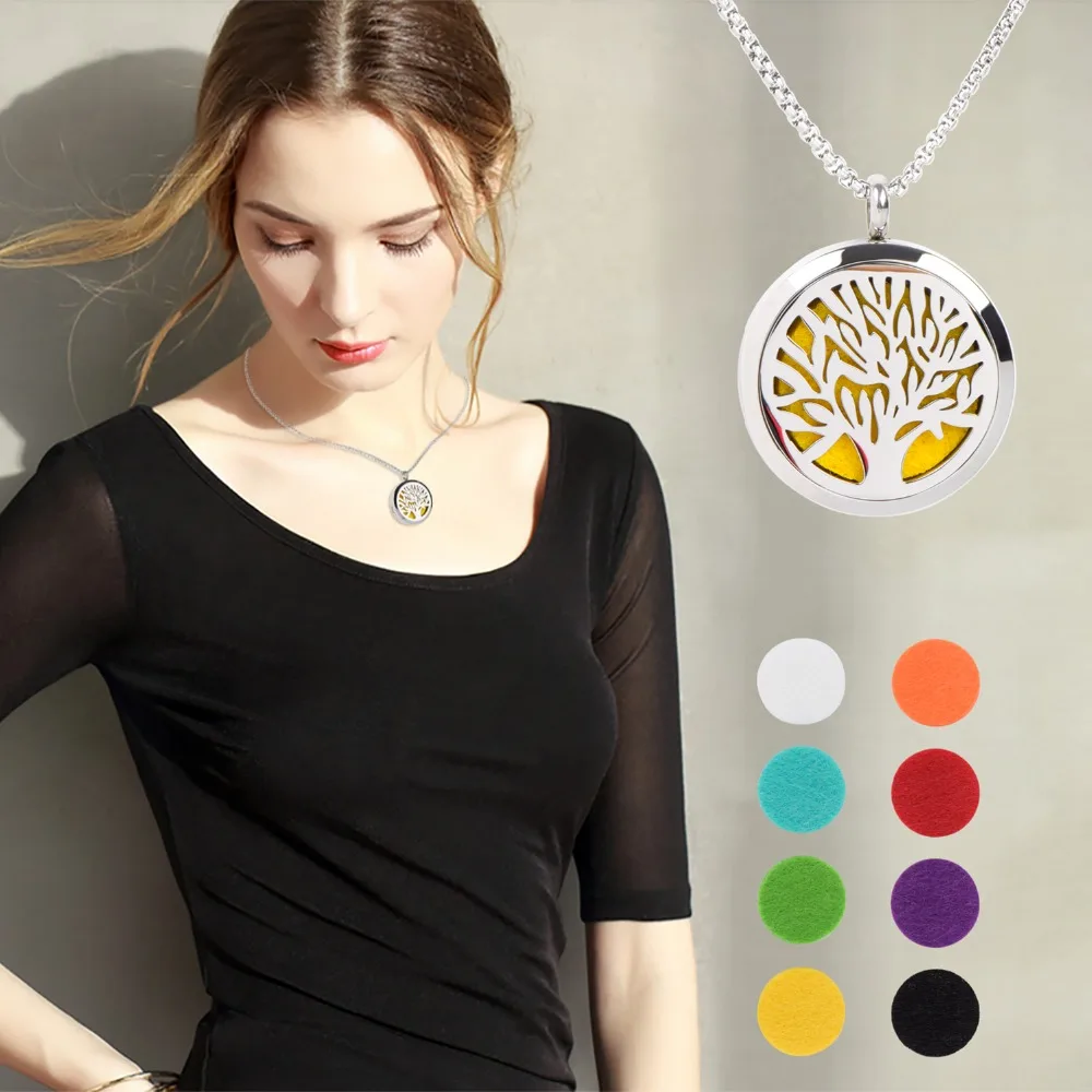 tree of life aromatherapy necklace BOFEE
