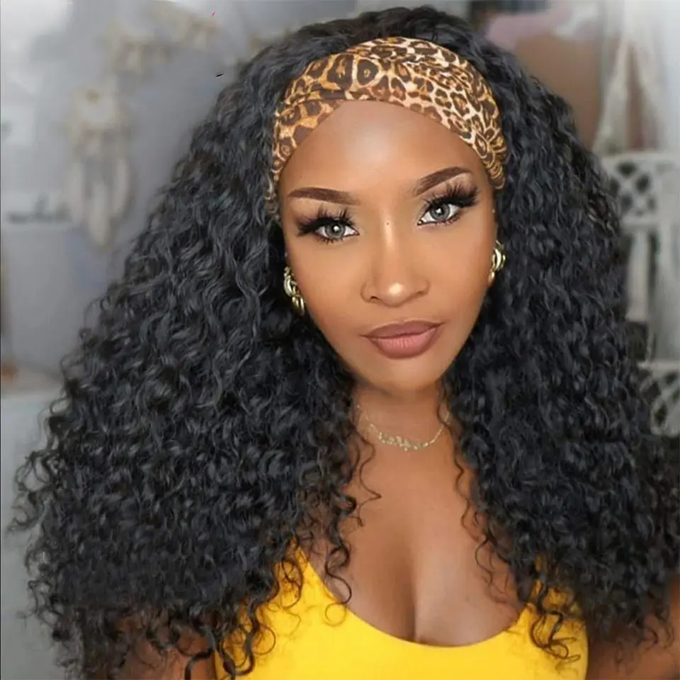 Deep Water Wave Headband Wig