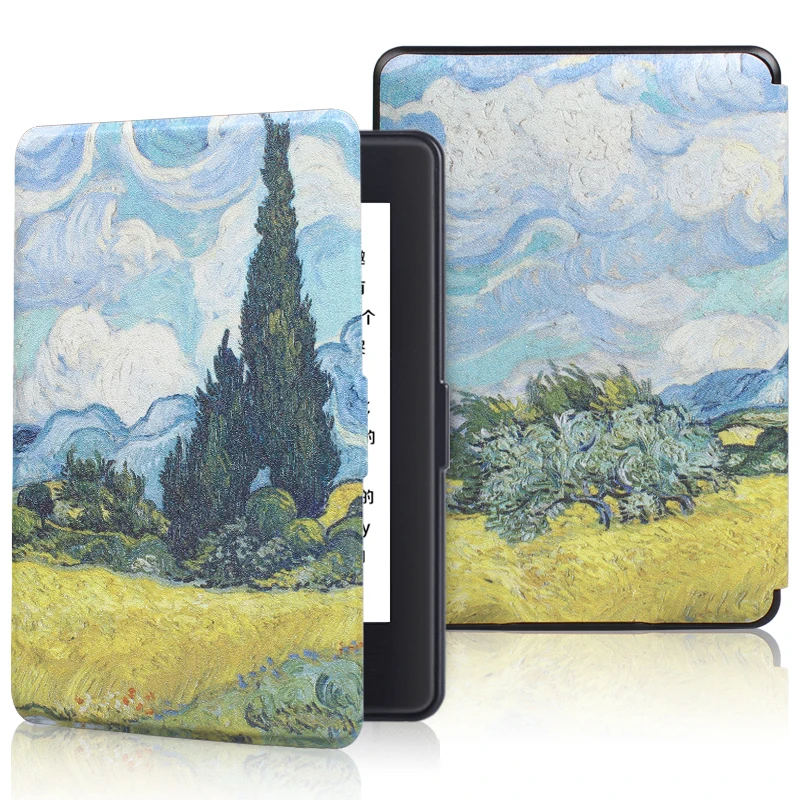 as photo Ультра тонкий чехол для Kindle Paperwhite 123 Автоматический Режим сна/пробуждения из искусственной кожи чехол для Amazon Kindle Paperwhite 1 2 3 Чехол читалка - Цвет: as photo