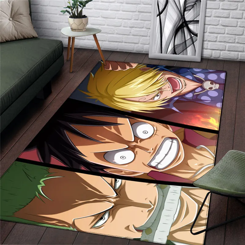 One piece Аниме ковер для спальни модный домашний ковер Зоро мечта ванная комната Мальчик Рождественский подарок кухня комната путешествия Пикник Горячая Прямая поставка