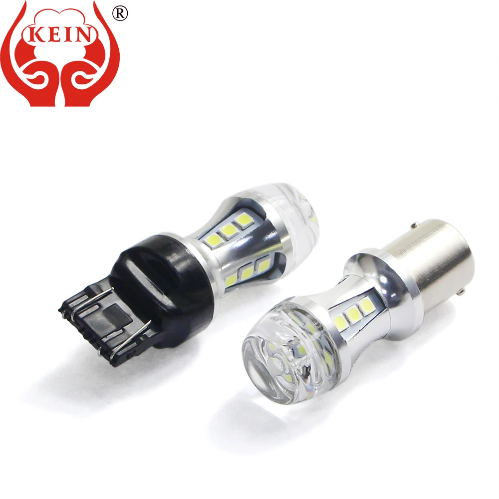

KEIN 2PCS T20 BAY15D P21/5W BA15S led lamp 1156 1157 7440 W21W 7443 led light for car turn signal Backup light car accessories