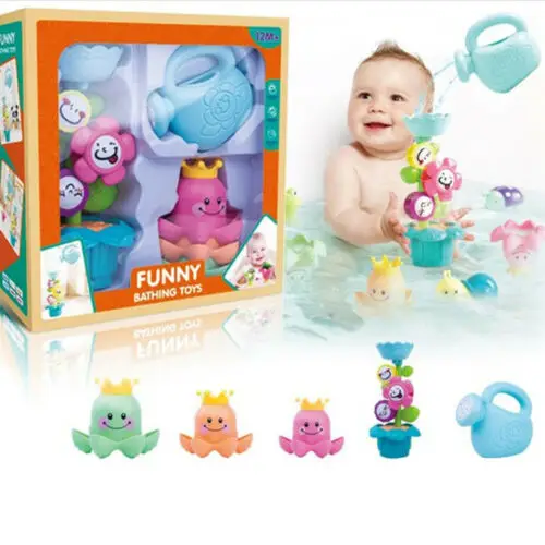 Горячая Baby Shower плавательный лопата для снега чайник AnimalToy Развивающие игрушки для мальчиков и девочек