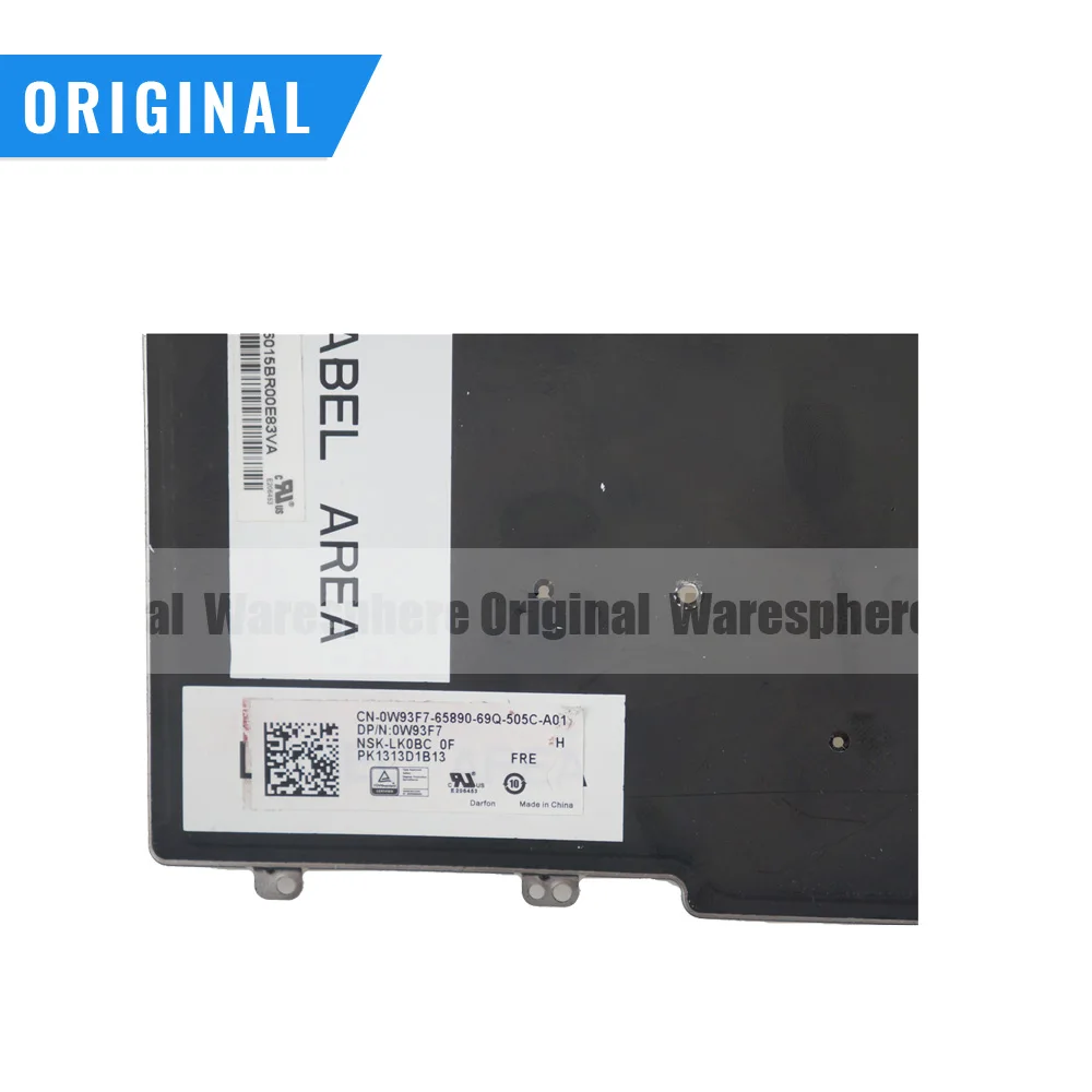 FR Клавиатура для ноутбука Dell Precision 17 7710 15 3510 7510 0W93F7 W93F7