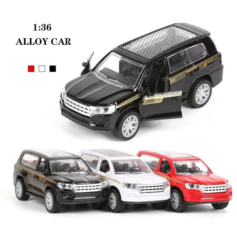 

1:36 High Simulation Alloy Car Model Diecast Metal Pull-back Land Cruiser Alloy Car Model Toys Gifts For Children