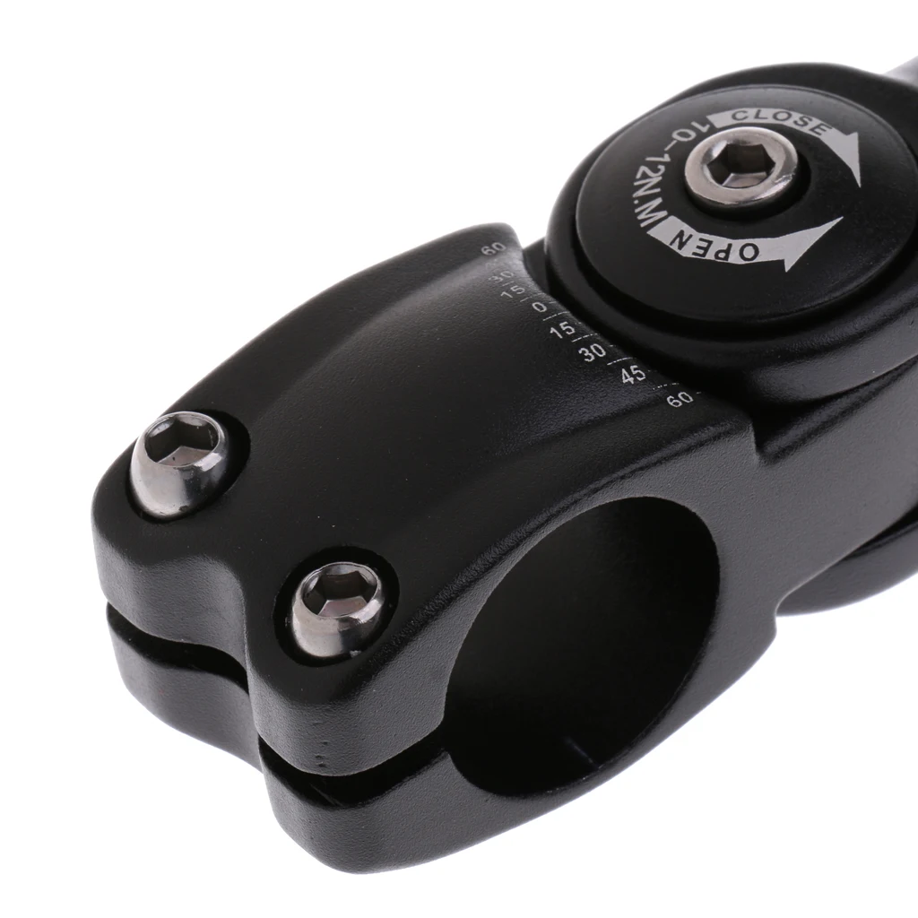 1 Piece Bicycle Stem MTB Mountain Bike Handlebar Stem Angle Adjustable 31.8 x 90mm Ensure Long Lifetime of Using
