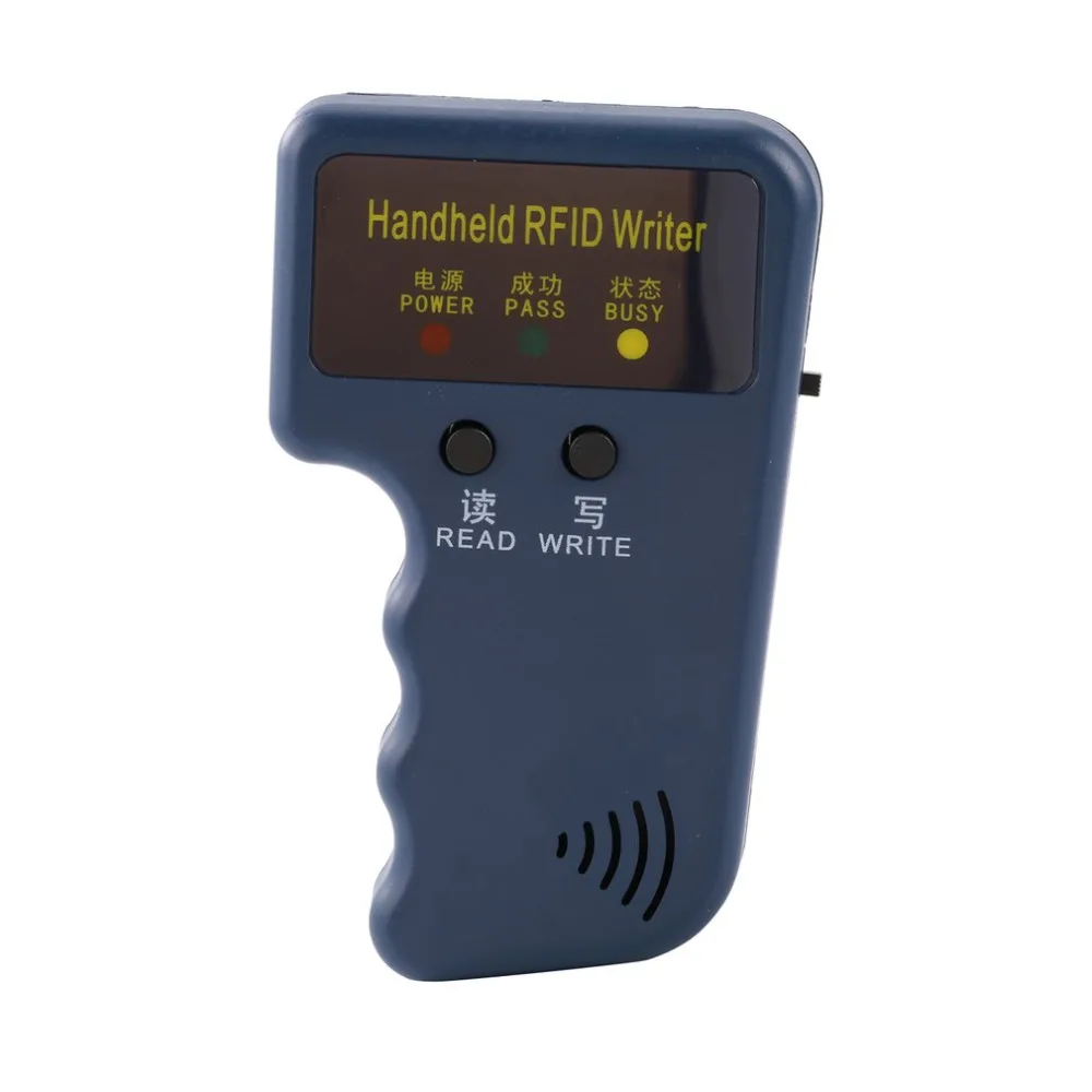 Копир писатель Дубликатор Программист Копия ID карты портативный RFID считыватель карт ручной 125 кГц RFID считыватель карт