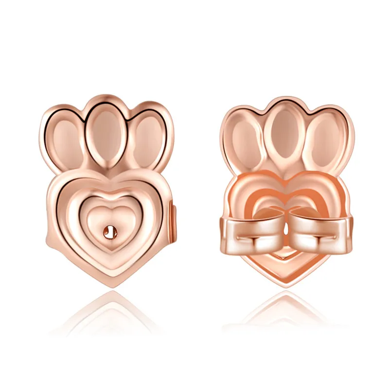 Ms Betti bear owl paw earring listers back set09