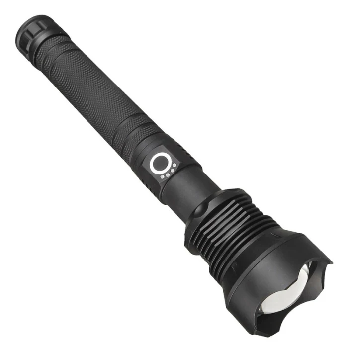 Новый длинный Zoom P70 бликовый фонарик из алюминиевого сплава с длинным съемным водонепроницаемым зарядным наружным фонариком