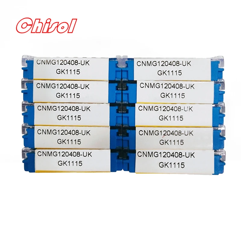 ЧПУ твердосплавный Токарные пластины CNMG120404-UK CNMG120408-UK CNMG120412-UK CNMG120416-UK GK1115 GK1120 GK1125 обработанный Железный
