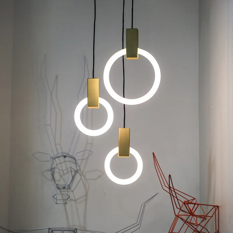 

japan deco maison glass LED pendant lights restaurant