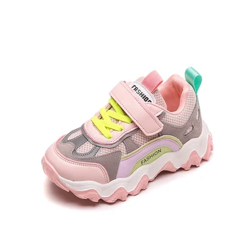 

CNFSNJ 2020 Spring summer New Girls breathable Sneakers Shoes Children Kids Boys Sport Fashion Soft Bottom Baby Toddler 26-36