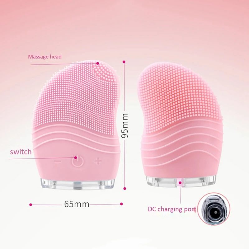 Mini Electric Massage Sonic Brush Silicone Face Facial Cleaning Washing Machine Mini Electric Massage Sonic Brush Silicone Face Facial Cleaning Washing Machine