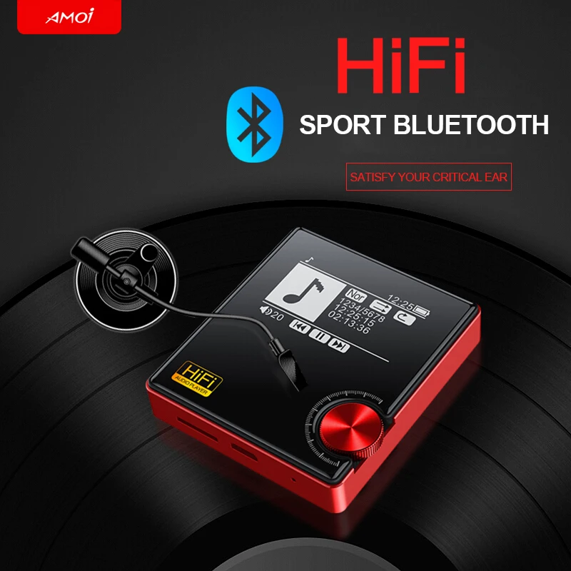 HIFI Музыка без потерь Mp3 fm-плеер Bluetooth портативный Walkman Многоязычный MP3 Мини Спорт Бег MP3 Поддержка 128G TF карта OTG