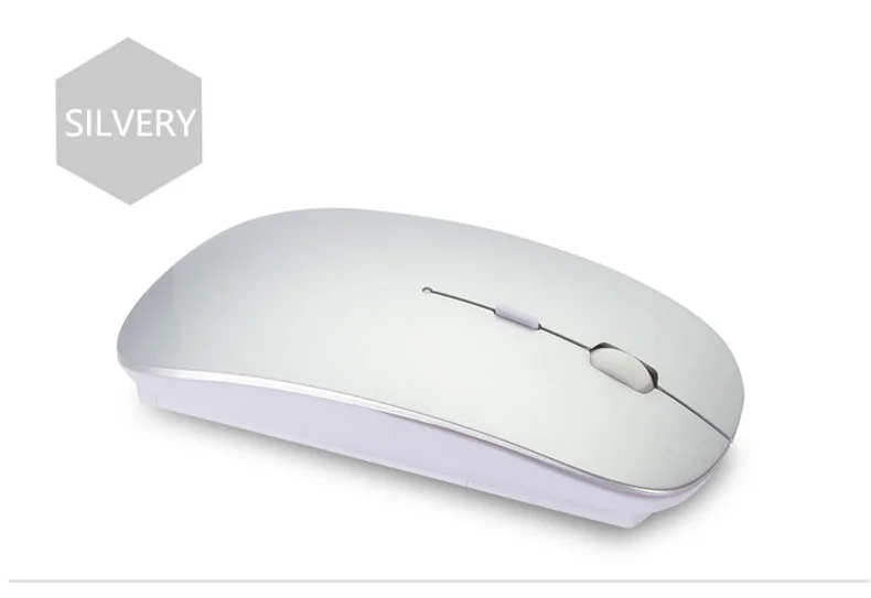 Перезаряжаемая беспроводная мышка для ноутбука Macbook Air 13 11 Usb 2,4 ГГц беззвучный оптическая игровая мышь для женщин и мужчин Mause