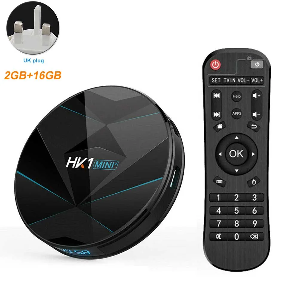 HK1 мини RK3318 4K HD Smart tv BOX Android 9,0 2 Гб ram 16 Гб rom 2,4G 5G wifi медиаплеер Google Assistant мини-приставка