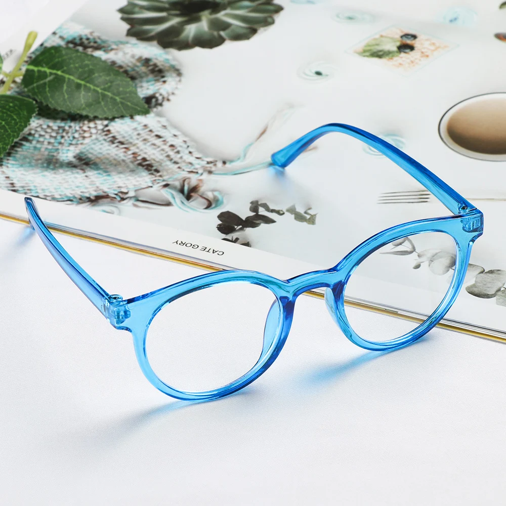 Round Anti-blue Light Kids Glasses Children Boys Girls Computer Glasses Protection Eyeglasses Ultra Light Frame