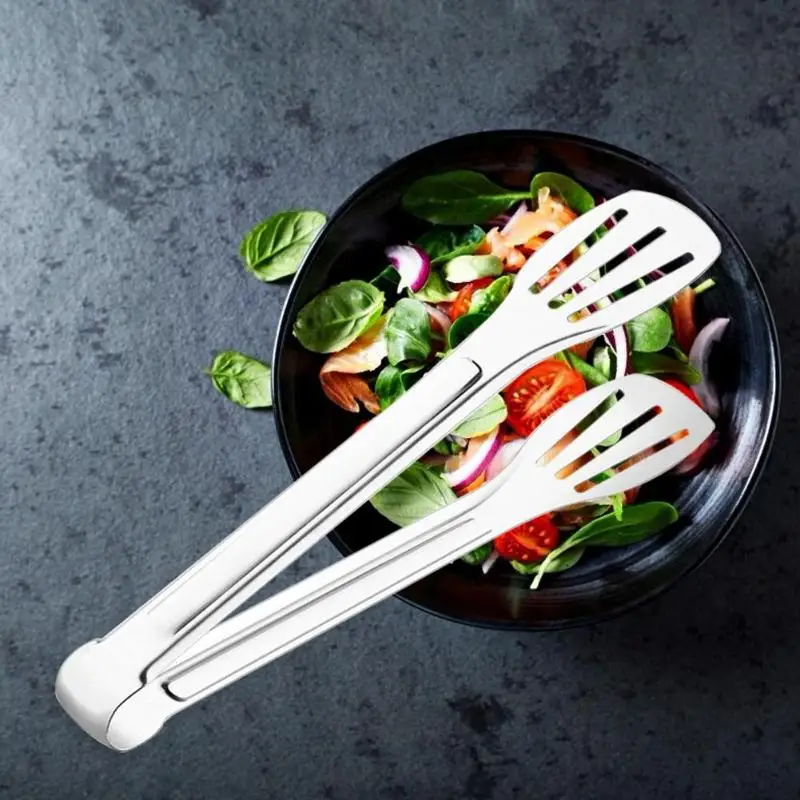 Stainless Steel Bread Salad Meat Clips BBQ Buffet Anti Heat Kitchen Gadgets Stainless Steel Gadgets Bread Salad Meat Clip
