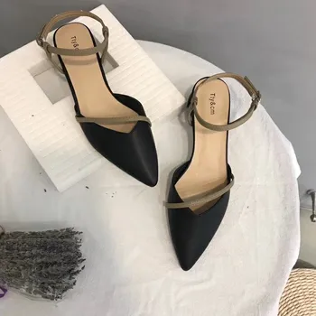 

Shallow Mouth Velvet Shoes Block Heels Closed Toe Sandals Suit Female Beige 2019 Summer Women's Chunky Comfort Block Heeled Low