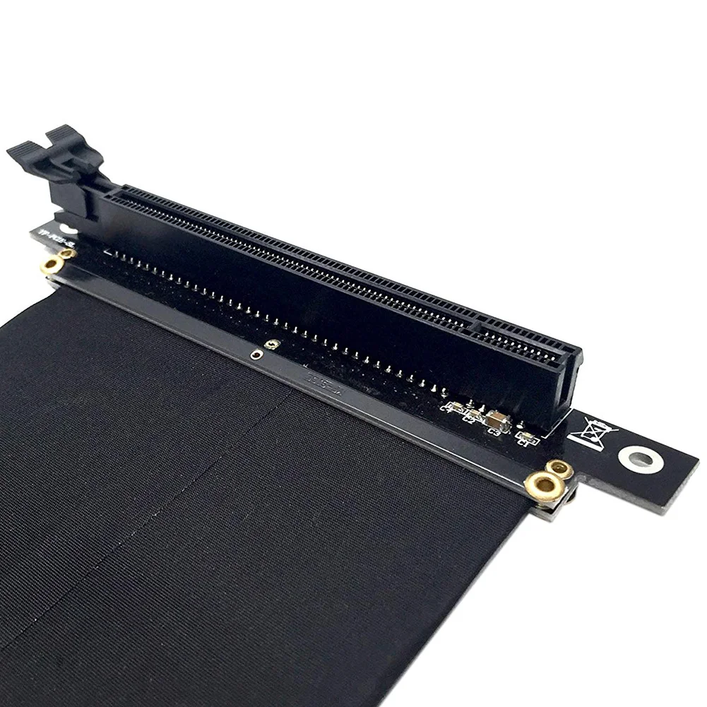 Placa Riser de Cabo Flexível Pci Express Pci-e3.0 16x Alta Velocidade Porta de Extensão Adaptador Gráficos Placa de Vídeo Estender Cabo para Chassis - Imagem 4