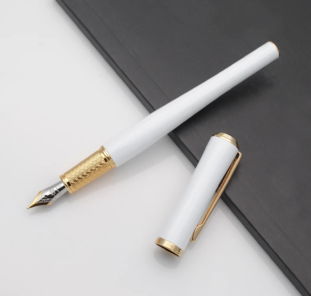 Jinhao 31 Metal Fountain Pen Fine Nib 0.5mm Ink Pen With A Converter 