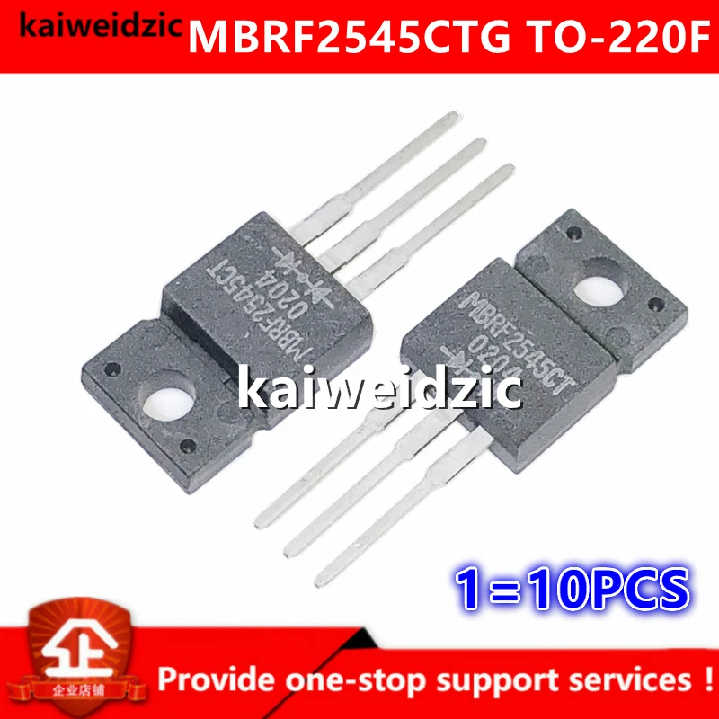 kaiweikdic New imported original MBRF2545CTG B2545G TO-220F 45V/25A Schottky diode Integrated circuit electronic components | Электронные