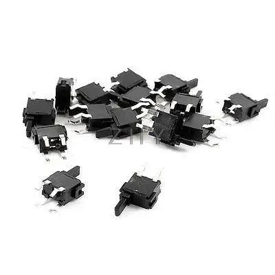 

15 Pcs 4 Pins DPST PCB Mounted Momentary Push Button Micro Switch for Camera