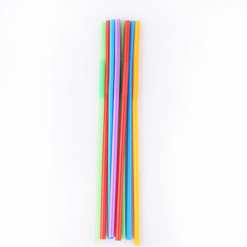 Lot De 250 Pailles En Papier Multicolores - 20 Cm - Biodégradables Et Flexibles Pour Fêtes Et Goûters - 5