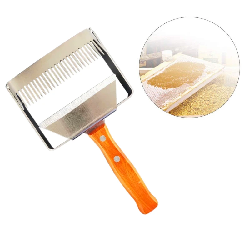 

Apiculture Wooden Handle Uncapping Fork Iron Honeycomb Honey Scraper Apicultura Equipment Uncapping Fork Beekeeping Tools