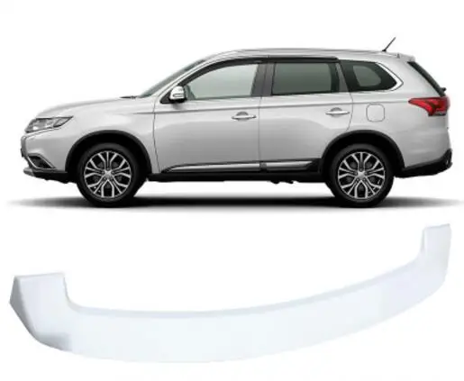 Белый ABS Краски Автомобиля Заднее Крыло багажника выступ Спойлеры для Mitsubishi Outlander 2013 - Цвет: Белый