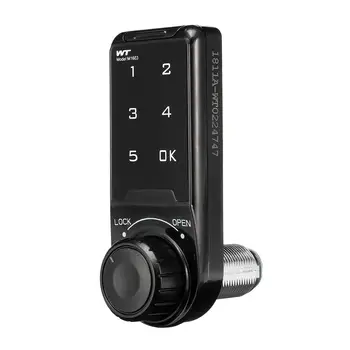 

Battery Powered Cabinet Lock Keyless Touch Panel Door Drawer Safety Code Password Lock Accessories Kit Home Office Security