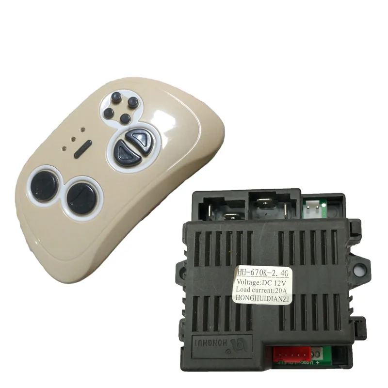 Mando A Distancia 2.4 GHz Y Receptor Para Coche Eléctrico Infantil 6V/12V – Repuesto Compatible, Incluye Opciones De Control Remoto Solo O Pack Completo, Fácil Instalación