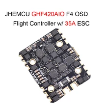JHEMCU GHF420AIO F4 OSD FPV Racing Flight Controller w/ Built-in 35A BL_S 4In1 Brushless ESC for RC Drone Quadcopter Spare Parts