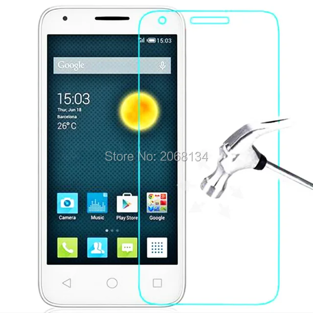 

For Alcatel One Touch Pixi 3 4.5 Tempered Glass Original 9H Protective Film Front Saver Screen Protector For 5019D OT5019
