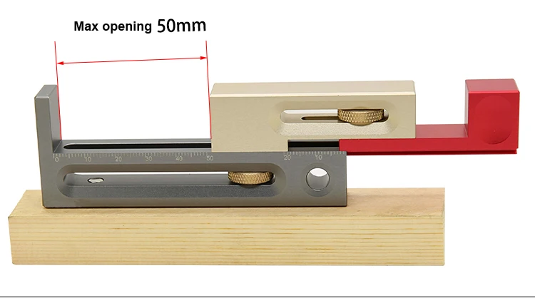 Регулятор пилы деревообрабатывающий пилозуб Линейка Инструмент слот регулятор сделать врезной и tenon подвижный измерительный блок компенсация длины
