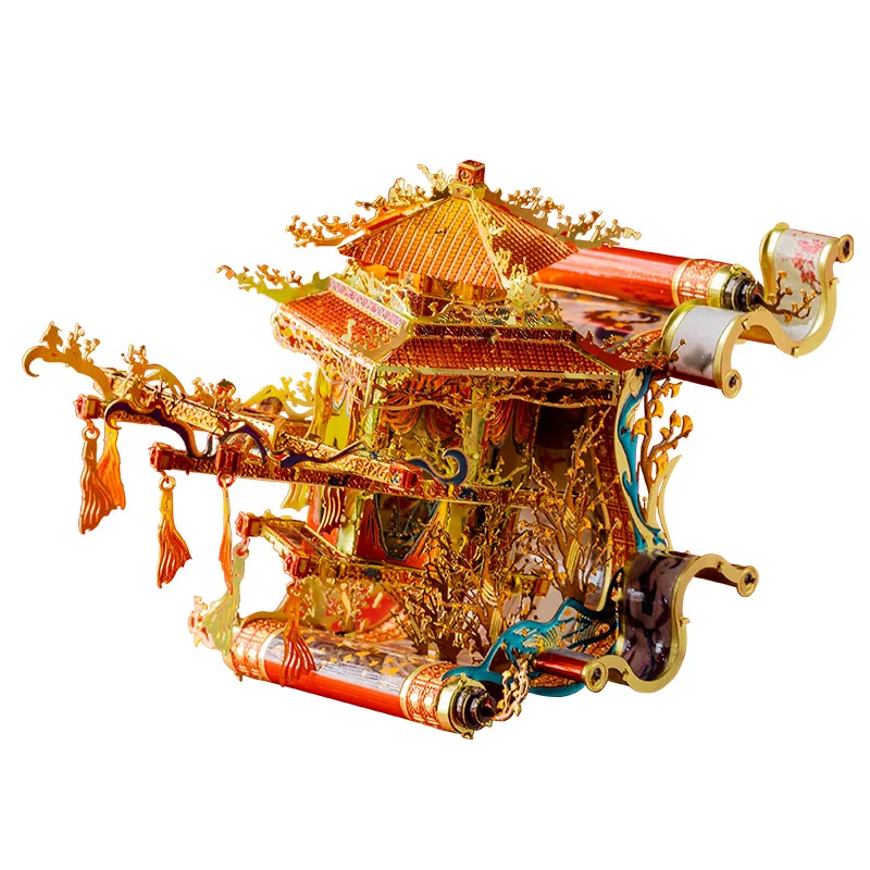 Art Model MU 3D Metal Puzzle Fairy Sedan kits DIY Laser Cut Assemble Jigsaw Toys Desktop decoration GIFT For Children | Игрушки и хобби