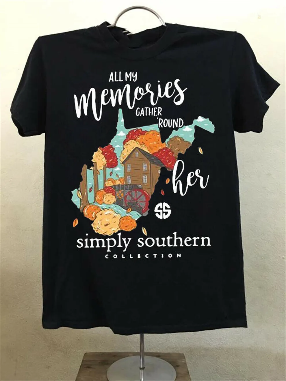 All My Memories Gather Round Her Simply Southern Collection Unisex T