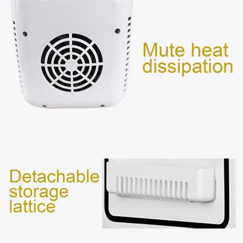 

Mini Fridge Ultra Quiet Car Use Refrigerator Low Noise Freezer Cooling & Heating Box