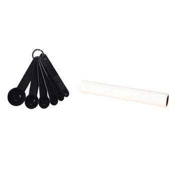 

1 Set 6 Pcs 1/8 TSP-1 TBS Plastic Scoops & 1x Baking Oil Paper Non-Stick Oil Paper Pan Liner Cooking Sheet