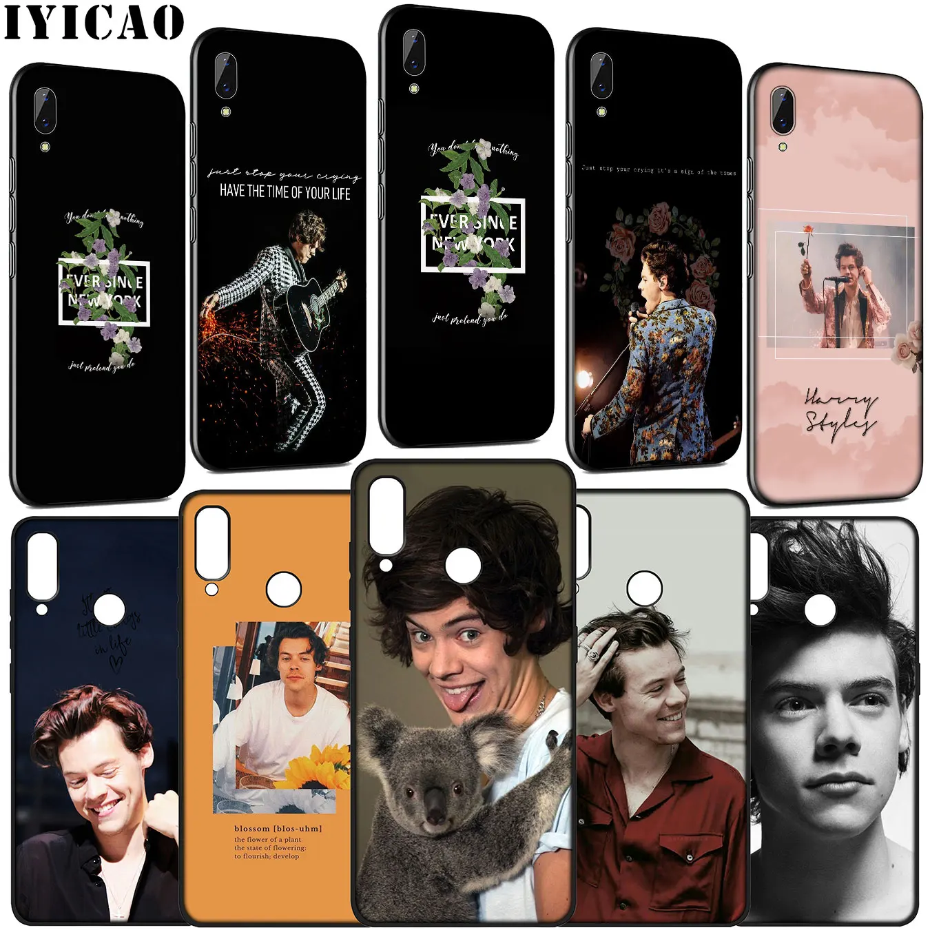 Singer Harry Styles Soft Phone Case for Huawei Y9 Y7 Y6 Prime 2019 2018 Honor 20 10 9 9X 8C 8X 8 Lite 7C 7X 7A Pro |