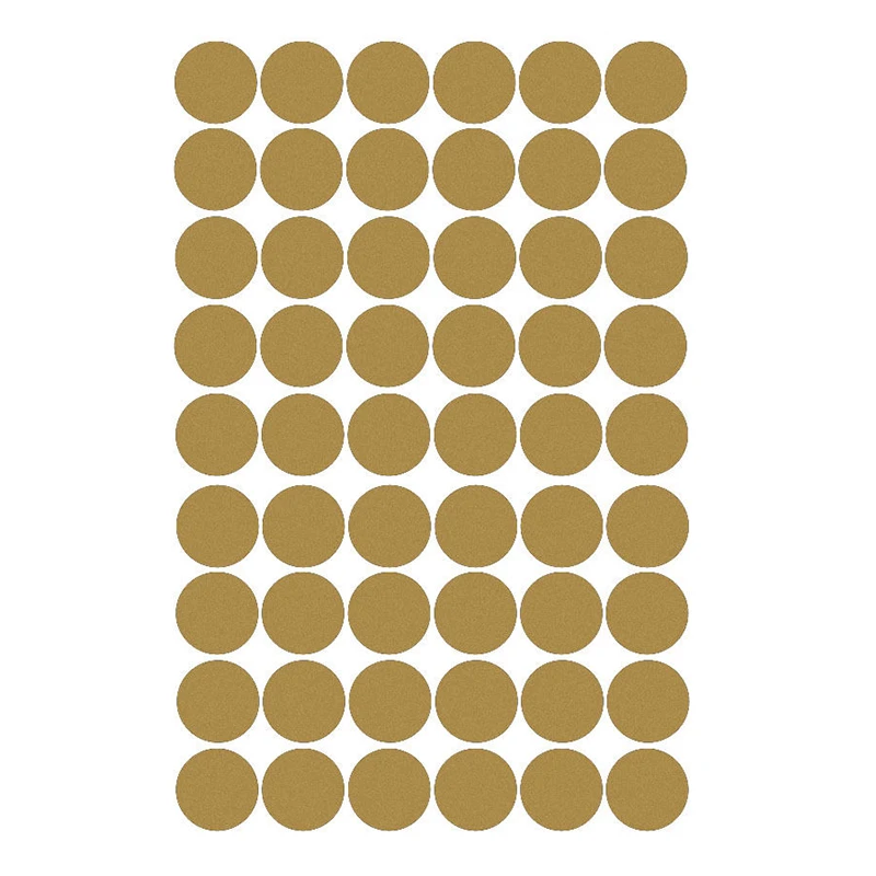 Wall Stickers Decor Gold Black Simple Removable Polka Dots Round Circle Art Mural DIY Home Decoration Accessories | Дом и сад
